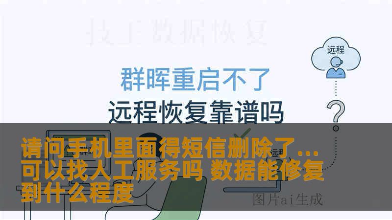 请问手机里面得短信删除了…可以找人工服务吗 数据能修复到什么程度