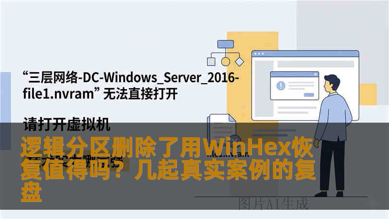 逻辑分区删除了用WinHex恢复值得吗？几起真实案例的复盘