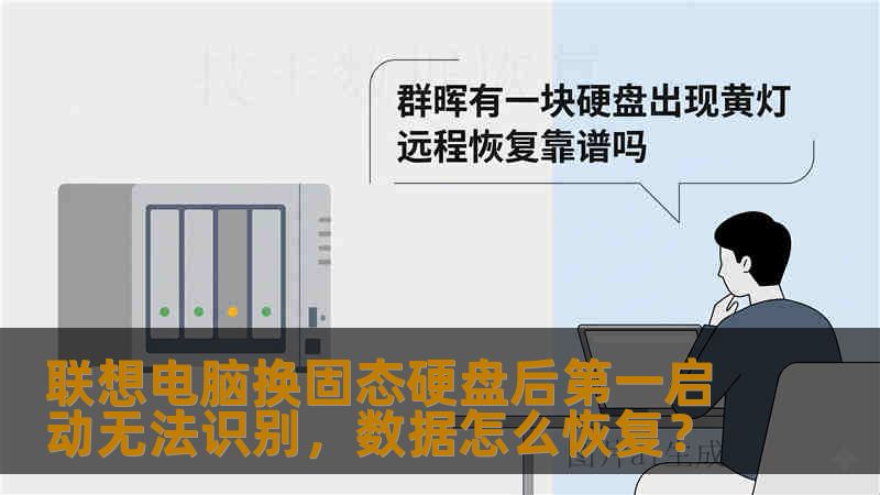联想电脑换固态硬盘后第一启动无法识别，数据怎么恢复？