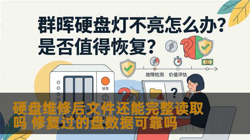 硬盘维修后文件还能完整读取吗 修复过的盘数据可靠吗