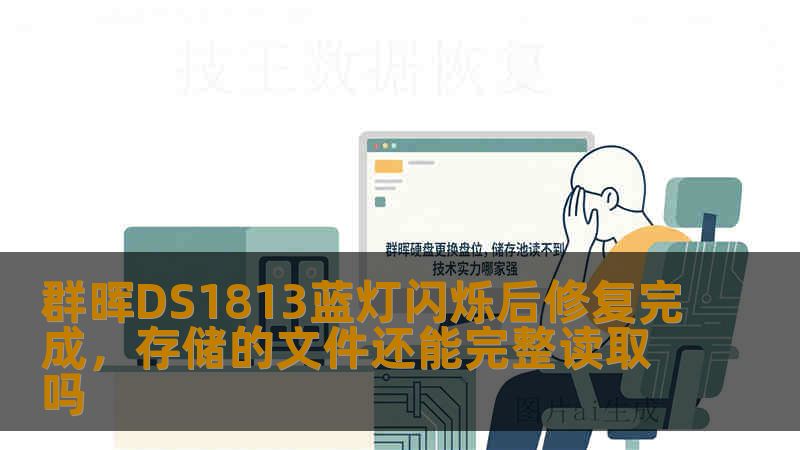 群晖DS1813蓝灯闪烁后修复完成，存储的文件还能完整读取吗