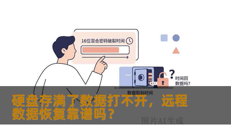 硬盘存满了数据打不开，远程数据恢复靠谱吗？