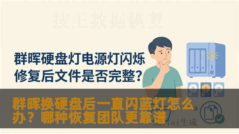 群晖换硬盘后一直闪蓝灯怎么办?哪种恢复团队更靠谱 群晖换硬盘后一直闪蓝灯怎么办?哪种恢复团队更靠谱