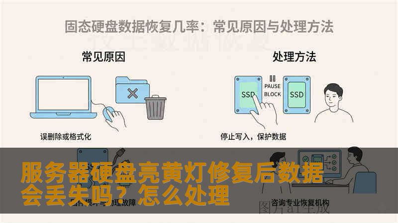 服务器硬盘亮黄灯修复后数据会丢失吗？怎么处理