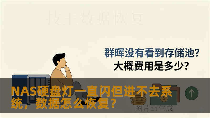 NAS硬盘灯一直闪但进不去系统，数据怎么恢复？