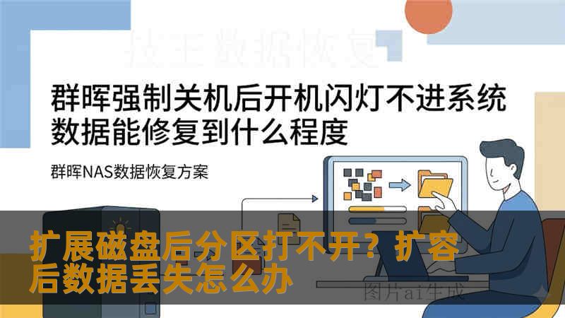 扩展磁盘后分区打不开?扩容后数据丢失怎么办 扩展磁盘后分区打不开?扩容后数据丢失怎么办