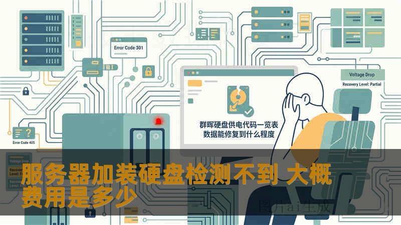 服务器加装硬盘检测不到 大概费用是多少 服务器加装硬盘检测不到 大概费用是多少