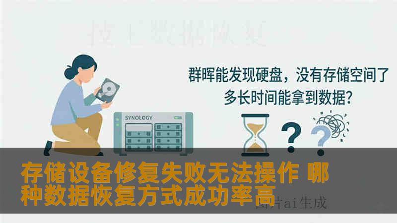 存储设备修复失败无法操作 哪种数据恢复方式成功率高