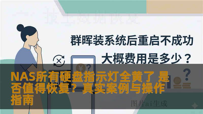 NAS所有硬盘指示灯全黄了 是否值得恢复？真实案例与操作指南