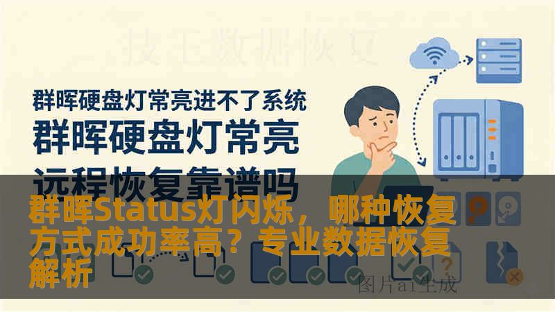 群晖Status灯闪烁，哪种恢复方式成功率高？专业数据恢复解析