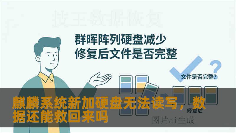 麒麟系统新加硬盘无法读写,数据还能救回来吗 麒麟系统新加硬盘无法读写,数据还能救回来吗