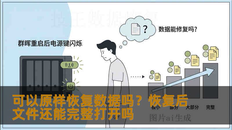 可以原样恢复数据吗？恢复后文件还能完整打开吗
