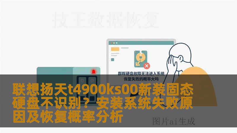 联想扬天t4900ks00新装固态硬盘不识别?安装系统失败原因及恢复概率分析 联想扬天t4900ks00新装固态硬盘不识别?安装系统失败原因及恢复概率分析