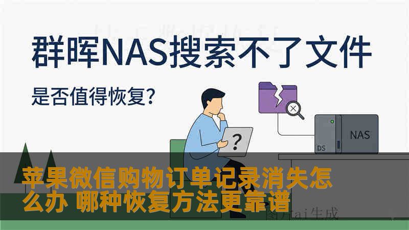 苹果微信购物订单记录消失怎么办 哪种恢复方法更靠谱