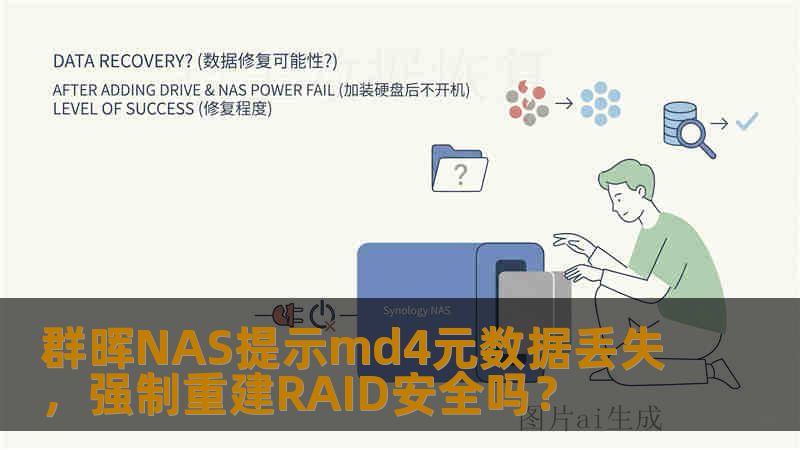 群晖NAS提示md4元数据丢失，强制重建RAID安全吗？