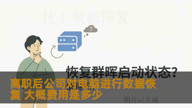 离职后公司对电脑进行数据恢复 大概费用是多少