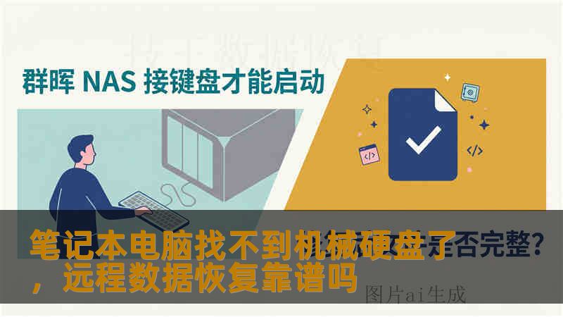 笔记本电脑找不到机械硬盘了，远程数据恢复靠谱吗