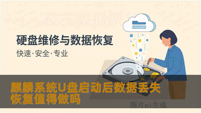 麒麟系统U盘启动后数据丢失 恢复值得做吗