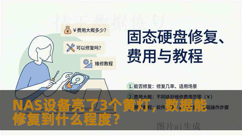 NAS设备亮了3个黄灯，数据能修复到什么程度？
