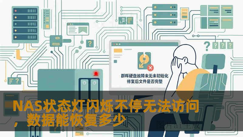 NAS状态灯闪烁不停无法访问，数据能恢复多少