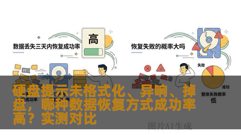 硬盘提示未格式化、异响、掉盘,哪种数据恢复方式成功率高?实测对比 硬盘提示未格式化、异响、掉盘,哪种数据恢复方式成功率高?实测对比
