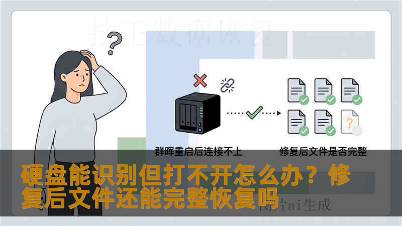 硬盘能识别但打不开怎么办？修复后文件还能完整恢复吗