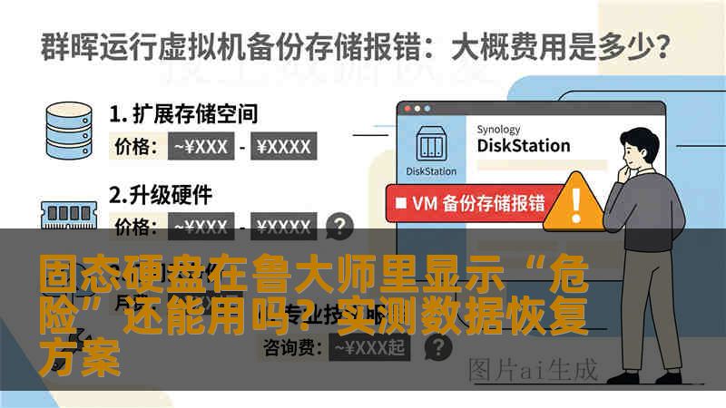 固态硬盘在鲁大师里显示“危险”还能用吗？实测数据恢复方案