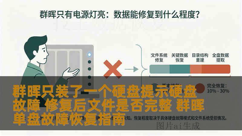 群晖只装了一个硬盘提示硬盘故障 修复后文件是否完整 群晖单盘故障恢复指南 群晖只装了一个硬盘提示硬盘故障 修复后文件是否完整 群晖单盘故障恢复指南