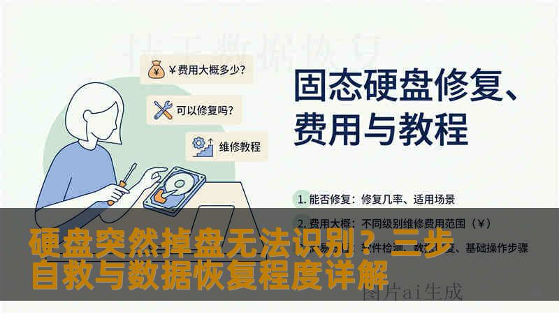 硬盘突然掉盘无法识别？三步自救与数据恢复程度详解