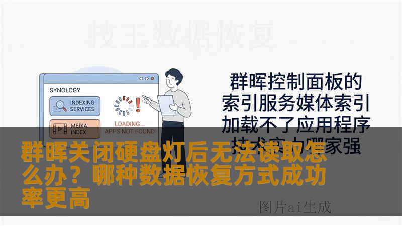 群晖关闭硬盘灯后无法读取怎么办？哪种数据恢复方式成功率更高