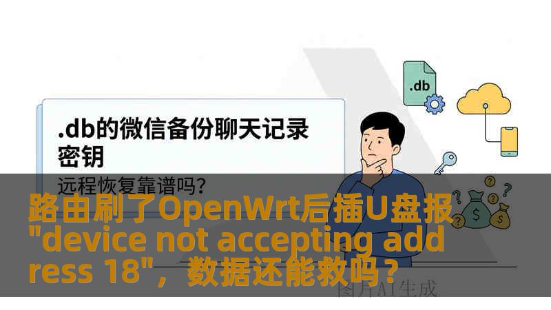 路由刷了OpenWrt后插U盘报