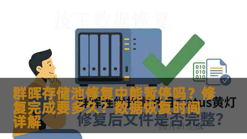 群晖存储池修复中能暂停吗？修复完成要多久？数据恢复时间详解