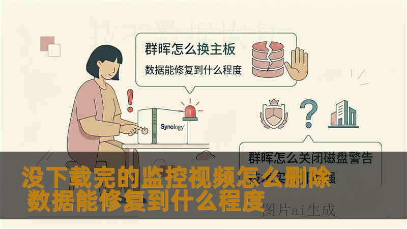 没下载完的监控视频怎么删除 数据能修复到什么程度 没下载完的监控视频怎么删除 数据能修复到什么程度