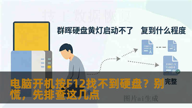 电脑开机按F12找不到硬盘？别慌，先排查这几点