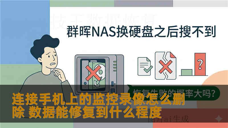 连接手机上的监控录像怎么删除 数据能修复到什么程度
