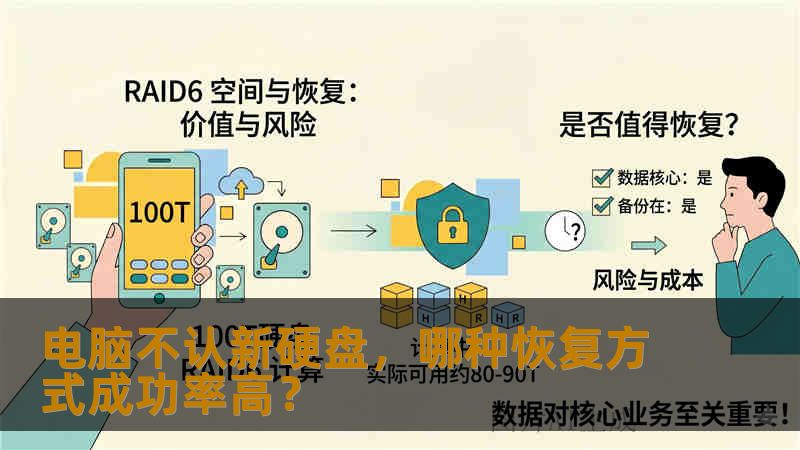 电脑不认新硬盘,哪种恢复方式成功率高? 电脑不认新硬盘,哪种恢复方式成功率高?