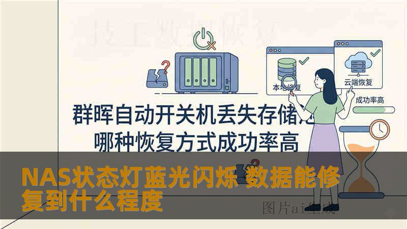 NAS状态灯蓝光闪烁 数据能修复到什么程度