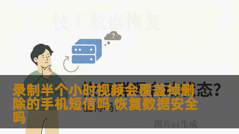 录制半个小时视频会覆盖掉删除的手机短信吗 恢复数据安全吗