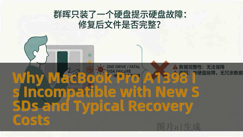 Why MacBook Pro A1398 Is Incompatible with New SSDs and Typical Recovery Costs
