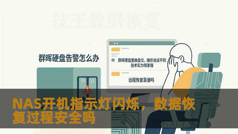 NAS开机指示灯闪烁，数据恢复过程安全吗