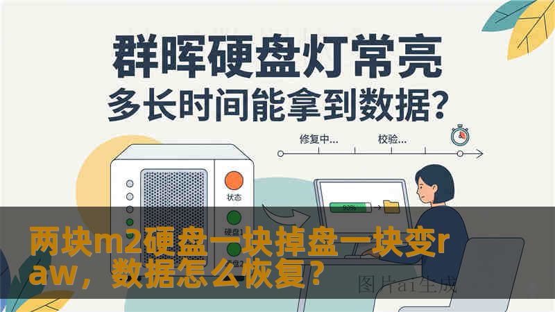 两块m2硬盘一块掉盘一块变raw，数据怎么恢复？