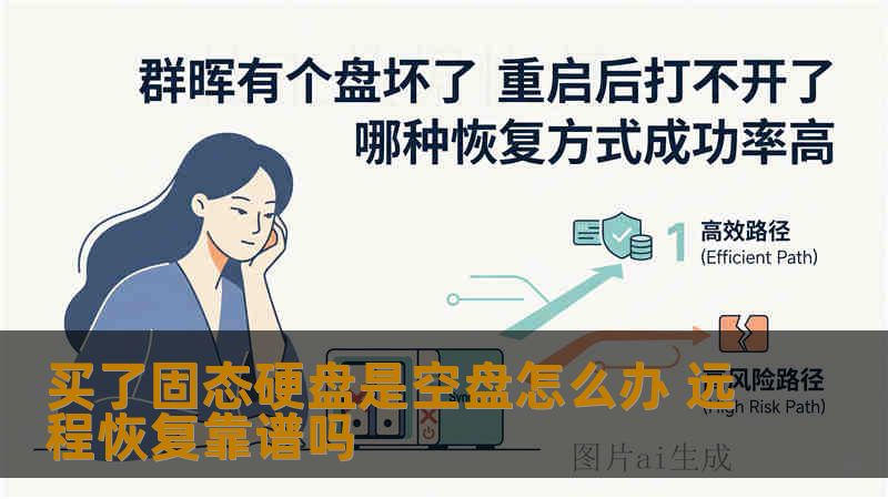 买了固态硬盘是空盘怎么办 远程恢复靠谱吗