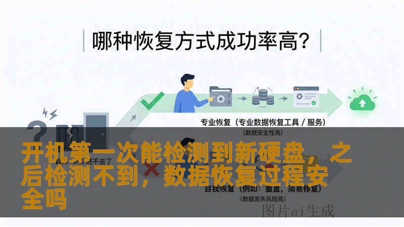 开机第一次能检测到新硬盘,之后检测不到,数据恢复过程安全吗 开机第一次能检测到新硬盘,之后检测不到,数据恢复过程安全吗