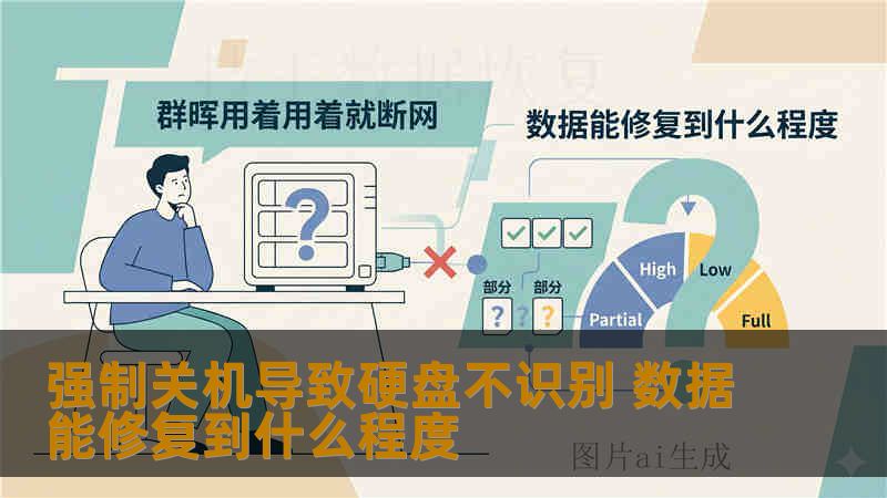 强制关机导致硬盘不识别 数据能修复到什么程度