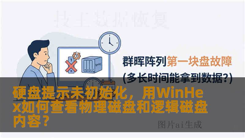 硬盘提示未初始化,用WinHex如何查看物理磁盘和逻辑磁盘内容? 硬盘提示未初始化,用WinHex如何查看物理磁盘和逻辑磁盘内容?