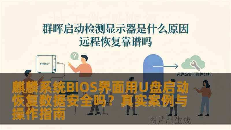 麒麟系统BIOS界面用U盘启动恢复数据安全吗？真实案例与操作指南
