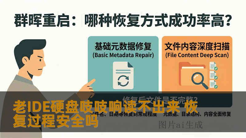 老IDE硬盘吱吱响读不出来 恢复过程安全吗 老IDE硬盘吱吱响读不出来 恢复过程安全吗