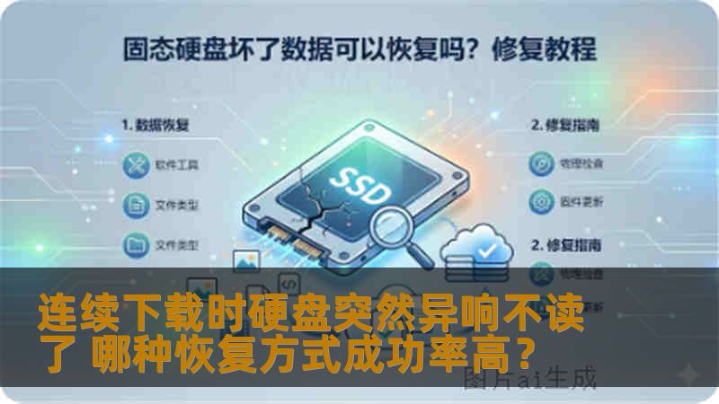连续下载时硬盘突然异响不读了 哪种恢复方式成功率高？