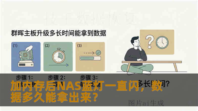 加内存后NAS蓝灯一直闪，数据多久能拿出来？