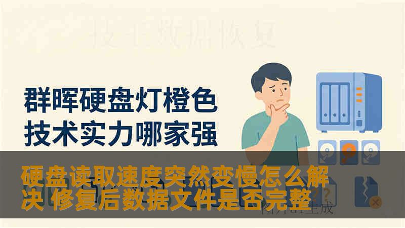 硬盘读取速度突然变慢怎么解决 修复后数据文件是否完整